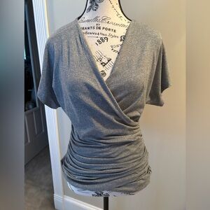 Elegant Gray Women's Top